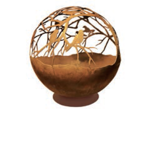 Конструкція вогнища з невеликим дизайном птахів"ATLANTIS" Ø60 см"LE COQ PORCELAINE" Конструкція вогнища з невеликим дизайном птахів"ATLANTIS" Ø60 см"LE COQ PORCELAINE"