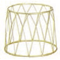 Стенд універсальний неслизький із золотистим покриттям"CROWN" 250мм 212мм 100мм"LE COQ PORCELAINE"