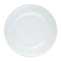 Тарілка з бісером"HELIOS" Ø34см"LE COQ PORCELAINE"