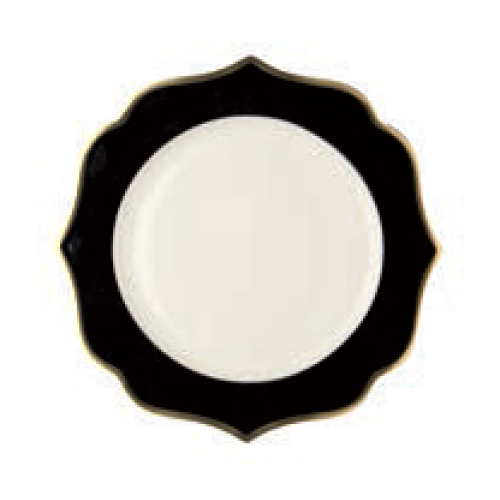 Тарілка із золотими ободочками"IONICA" Ø30,5см"LE COQ PORCELAINE" Тарілка із золотими ободочками"IONICA" Ø30,5см"LE COQ PORCELAINE"