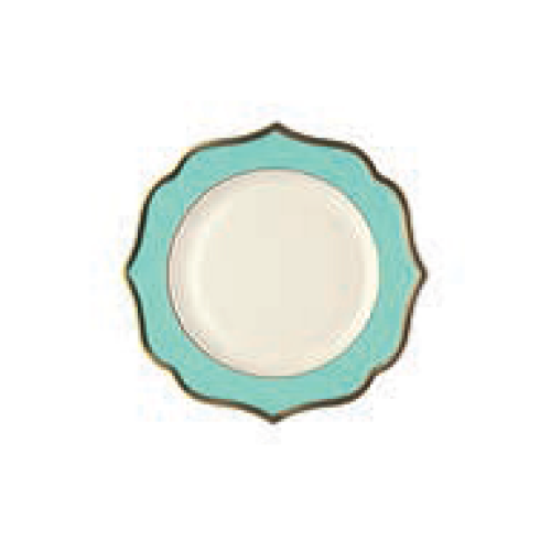 Тарілка десертна із золотими обідками"IONICA" Ø20см"LE COQ PORCELAINE" Тарілка десертна із золотими обідками"IONICA" Ø20см"LE COQ PORCELAINE"