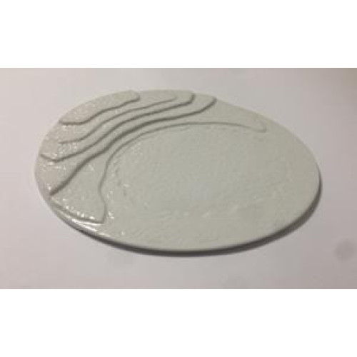 Тарілка овальна біла Тарілка овальна біла