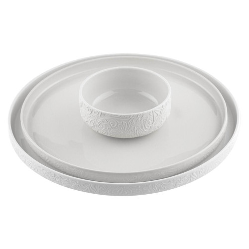 Тарілка"AZZUR" Ø23см"VERLO PORCELAIN" Тарілка"AZZUR" Ø23см"VERLO PORCELAIN"